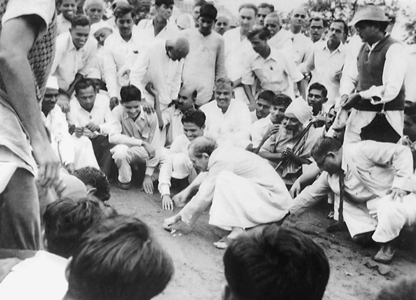 Meher Baba Playing Marbles