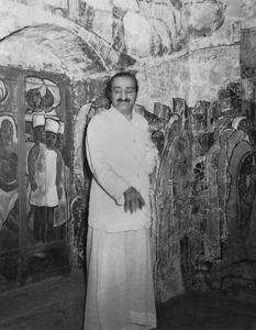 Meher Baba inside His Tomb at Meherabad