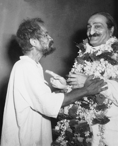 Meher Baba With Mohammed Mast