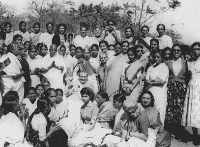 With eastern women devotees